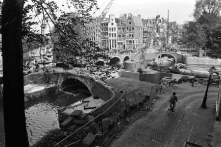 Bruggen, stadsbeelden, onderhoud, Bestanddeelnr 930-4363