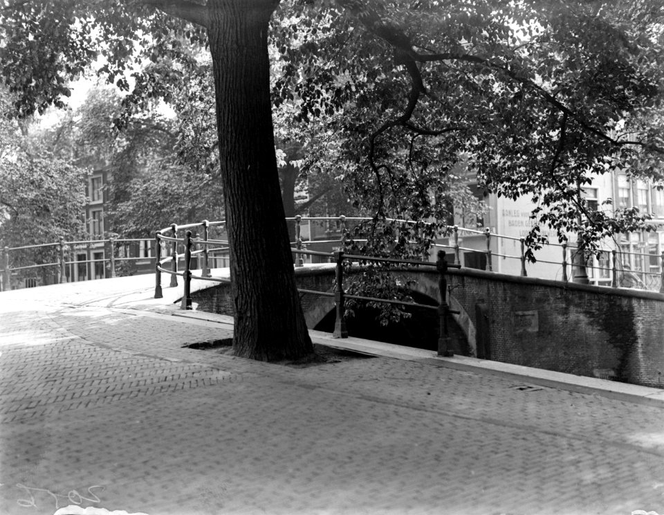 Brug op de hoek van de Kerkstraat en Reguliersgracht, Bestanddeelnr 252-0661