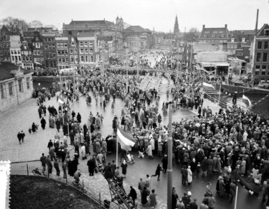 Bruggendag in Amsterdam, opening Hortusbrug, Bestanddeelnr 911-8198 photo