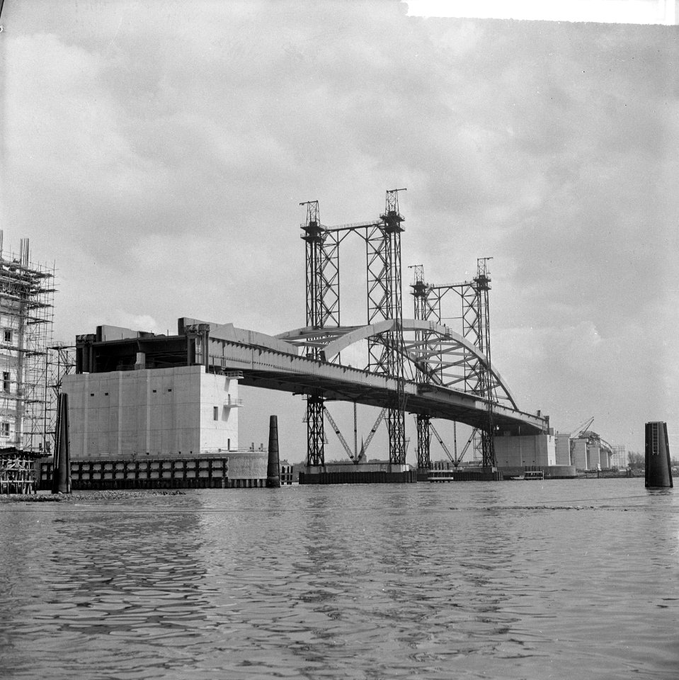 Brug van Brienenoord, de bouw, Bestanddeelnr 916-3337