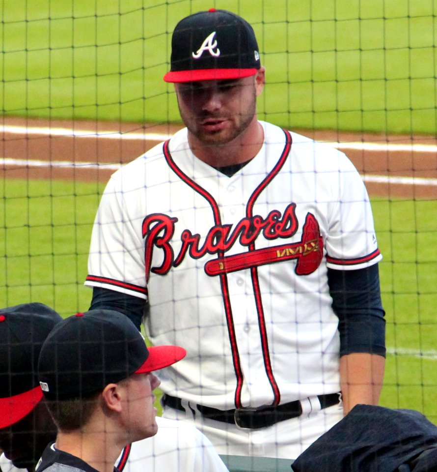 Bryse Wilson in dugout, Sept 18 2018