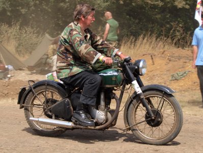 BSA military motorcycle