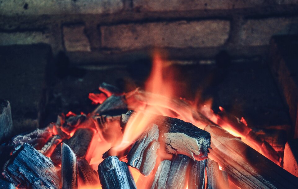 Fireplace barbecue bonfire