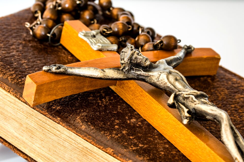 Christ crucifixion wooden cross