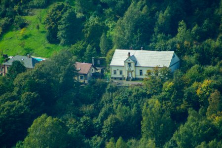 Building in Prostřední Žleb - view from Růžová vyhlídka 3