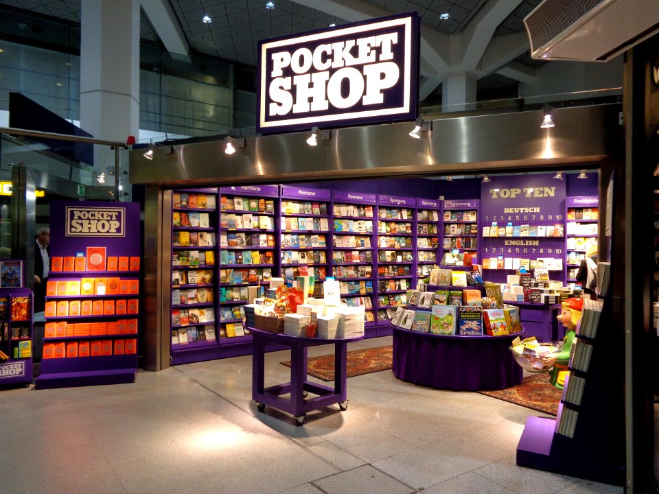 Buchhandlung Pocket-Shop im Flughafen Berlin-Tegel
