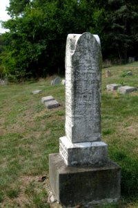 Buchner monument, West Liberty Cemetery, 2020-09-25, 01