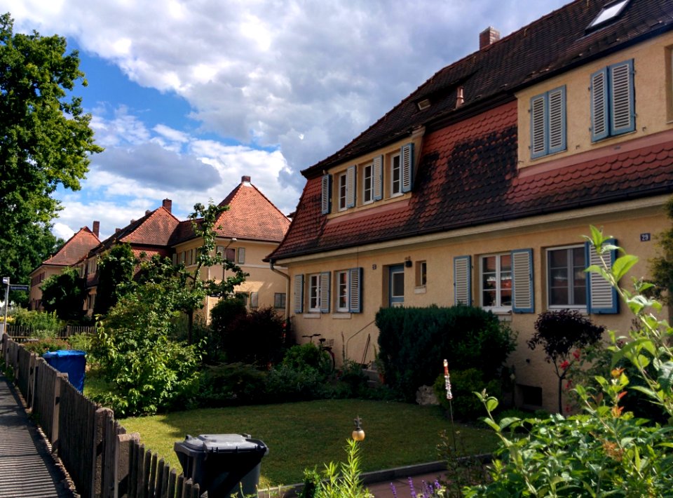 Buchenschlag 25-33 Reihenhausgruppe der Gartenstadt Nürnberg