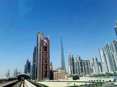 Dubai burj khalifa emirates photo