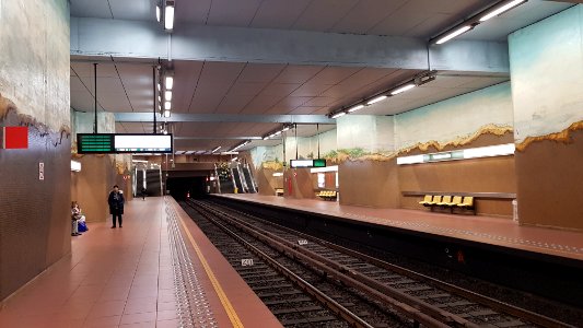 Brussels-Vandervelde metro station (2) photo