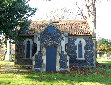 Building at Kingston Cemetery, St Mary's Road, Kingston, Portsmouth (November 2017)