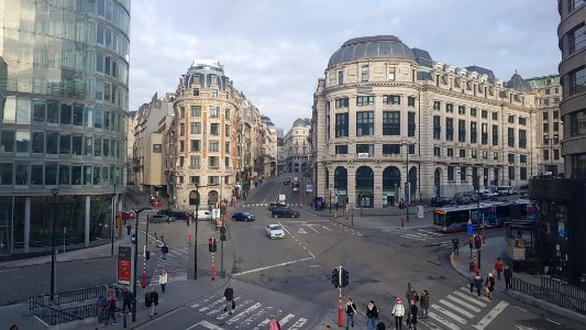 Brussels-View from Brussels Central station