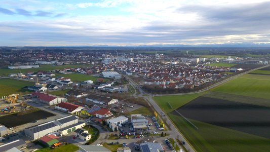 Buchloe mit Gewerbegebiet Nordwest 01