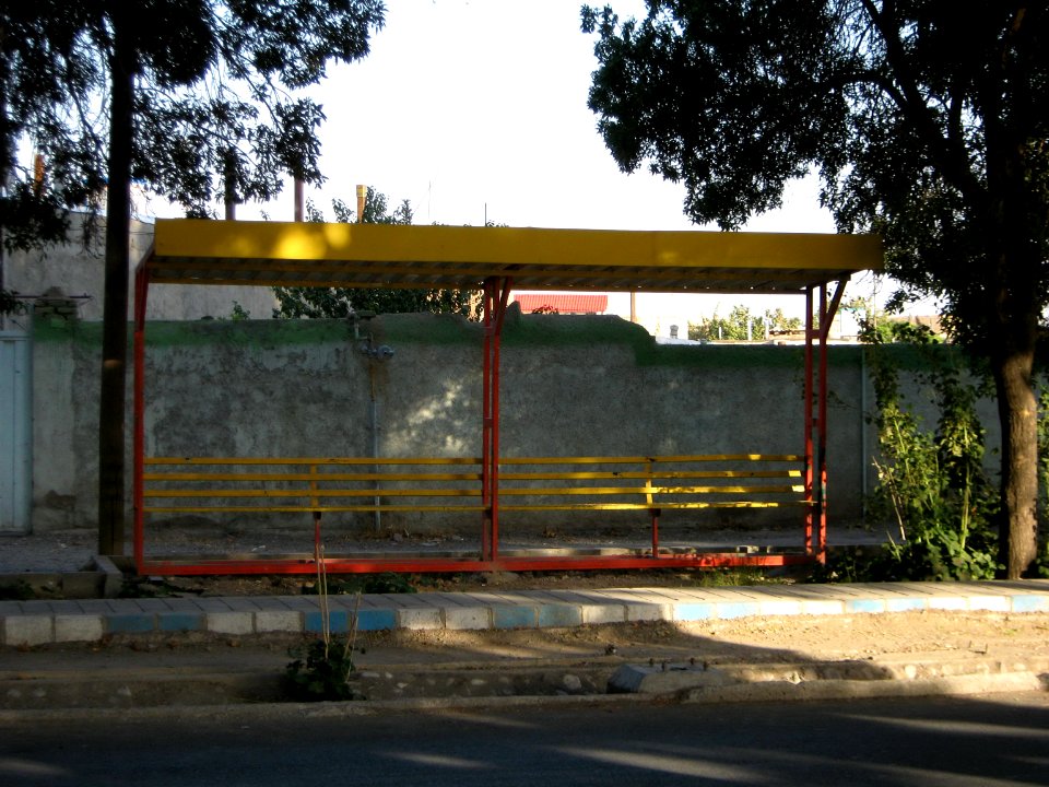 Bus stop - Khayyam boulevard - Nishapur 1