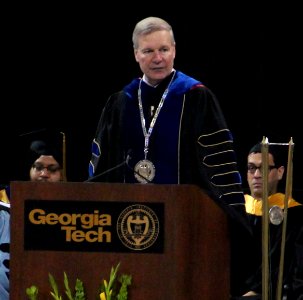 Bud Peterson GT commencement, Dec 2016
