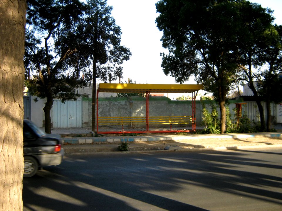 Bus stop - Khayyam boulevard - Nishapur 2