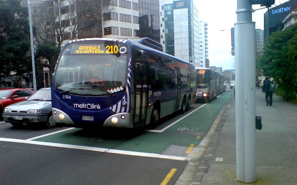 Buses And Feeder Cycle Lane On Symonds St I