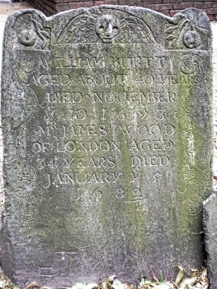 Burtt (William) and Wood (James), Granary Burying Ground, 2010-07-01