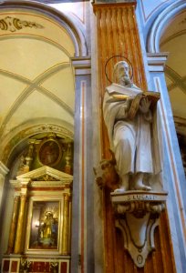 Burjassot - Iglesia de Sant Miquel Arcàngel, interior, estatuas 06