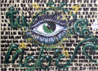 Burgos - Graffiti de ojo