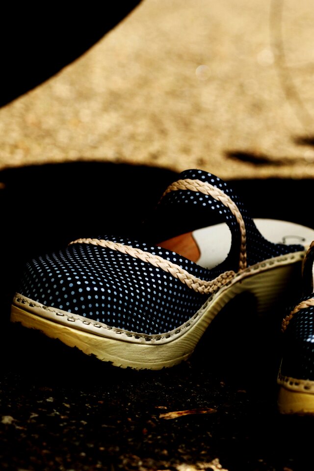 Summer shoe footwear black shoes