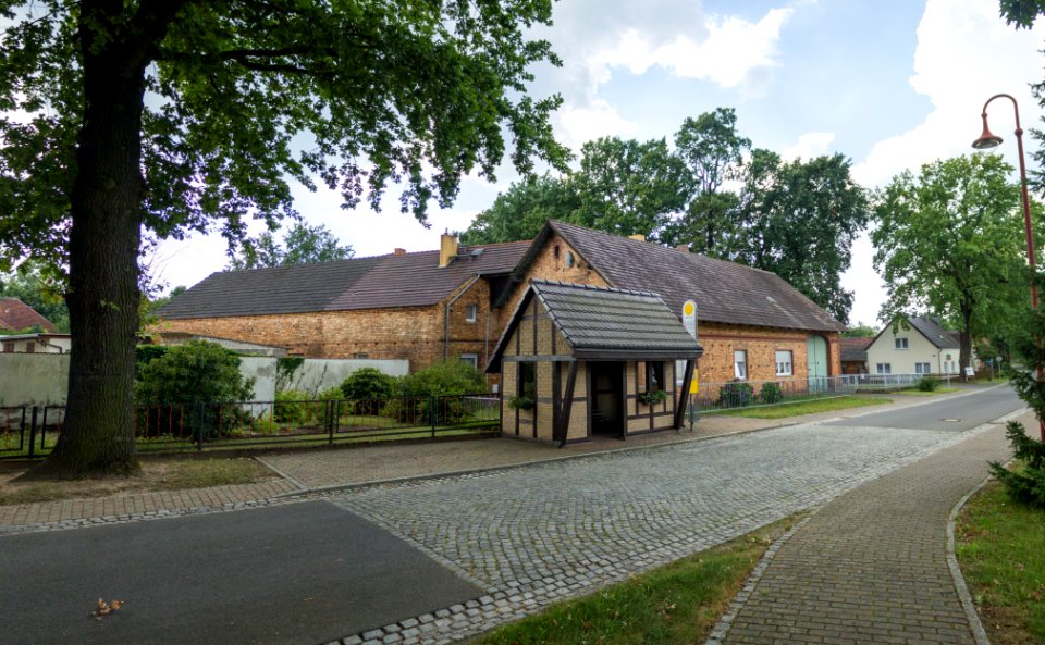 Bushaltestelle in Mühlrose