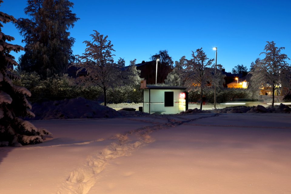 Bus stop Puistokatu Oulu 20190123