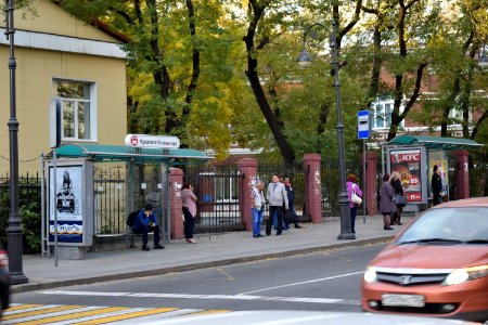 Bus stop in Vladivostok b 19