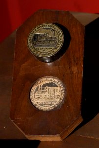 Business seal, Milwaukee and Mississippi Rail Road Company, 1850-1860 - Wisconsin Historical Museum - DSC03304