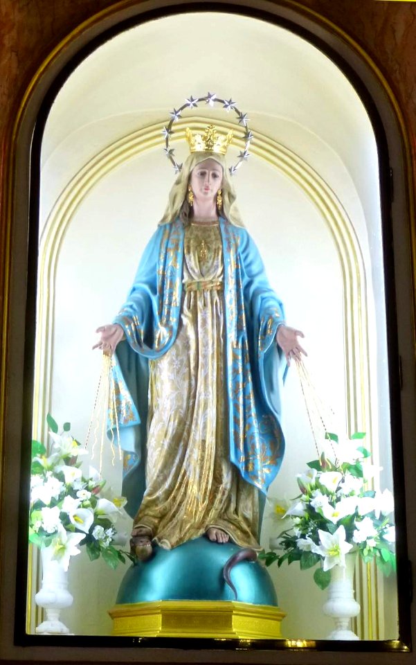 Burjassot - Iglesia de Sant Miquel Arcàngel, interior, estatuas 02