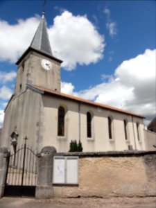 Burthecourt-aux-Chênes (M-et-M) église, extérieur