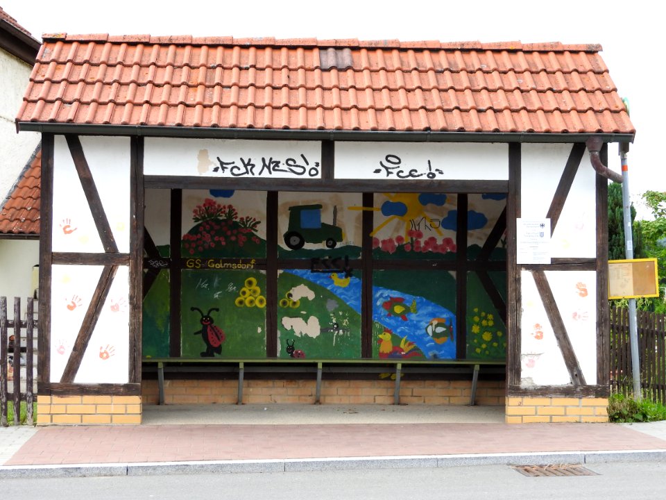 Bus stop Golmsdorf