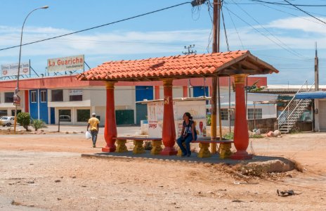 Bus Stop in Juan Bautísta Arismendi Avenue