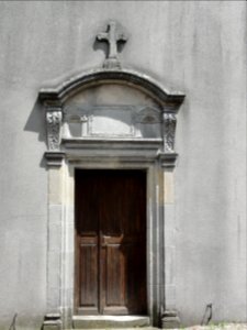 Burthecourt-aux-Chênes (M-et-M) église, porte