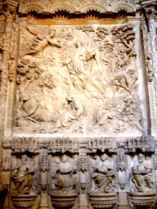 Burgos - Catedral 132 - Relieves del trasaltar