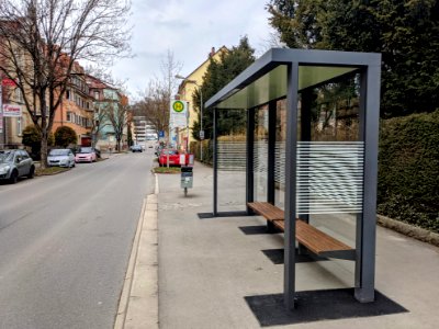 Bushaltestelle Hechinger Straße Fahrtrichtung Hauptbahnhof in Tübingen