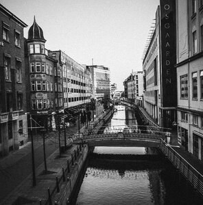 Canal water way town