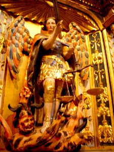 Burgos - Museo del Retablo de San Esteban, Retablo de San Miguel