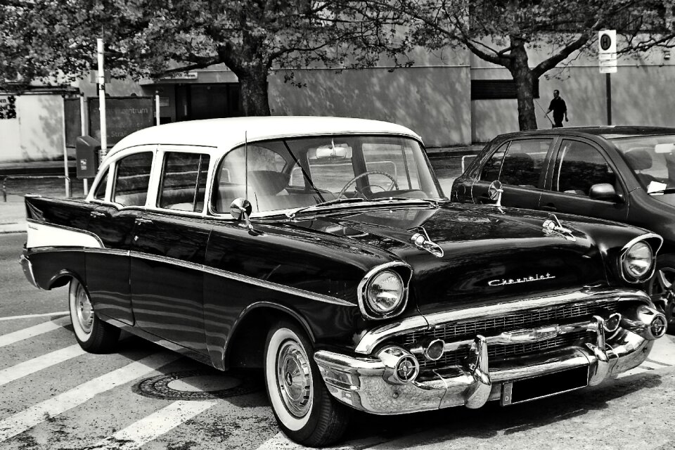 Pkw black and white low key