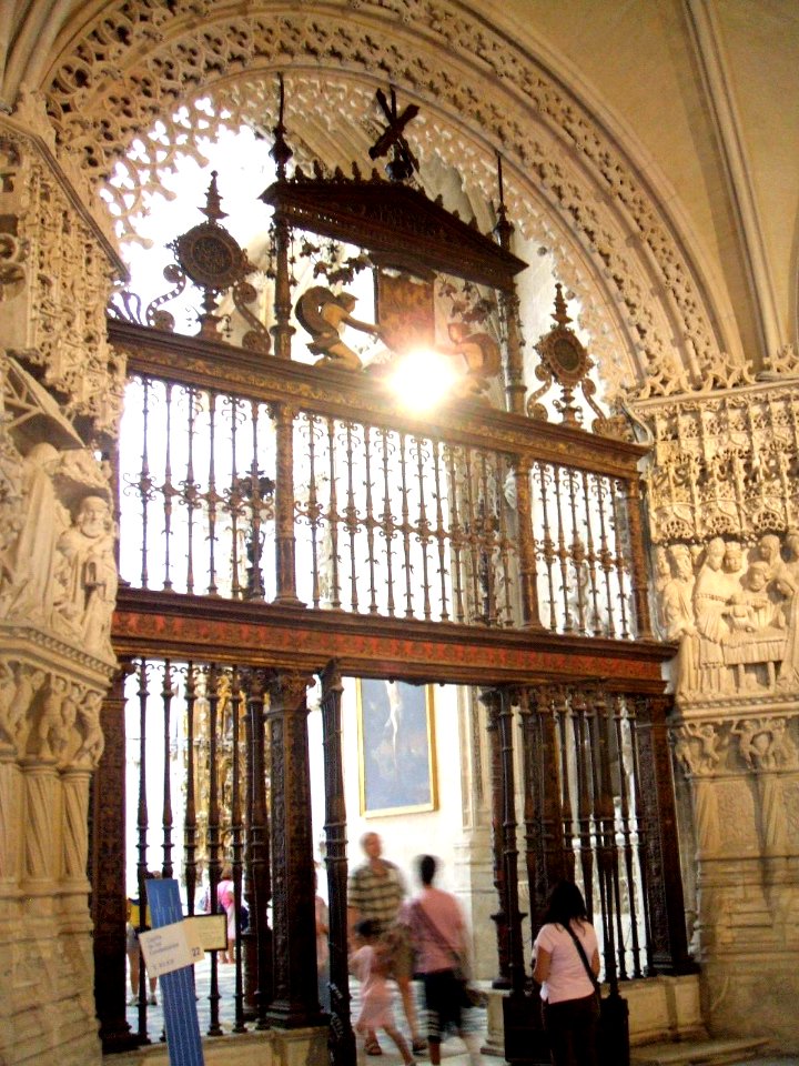 Burgos - Catedral 134 - Capilla del Condestable, puerta