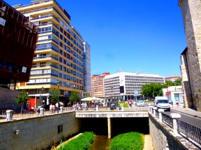 Burgos - Calle San Lesmes y Río Vena