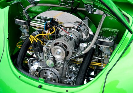 Rear engine customized classic