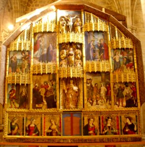 Burgos - Museo del Retablo de San Esteban, Retablo de Santa Eulalia de Mérida (Tañabueyes)