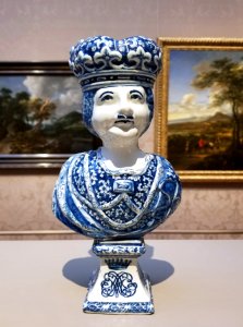 Bust of Peter the Great, possibly made by Jan Decker, Netherlands, c. 1699, tin-glazed earthenware - Museum of Fine Arts, Boston - 20180922 152037