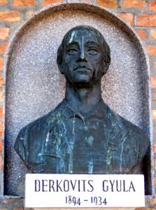 Bust of Gyula Derkovits in the Szeged Pantheon