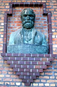 Bust of János Hunfalvy in the Szeged Pantheon