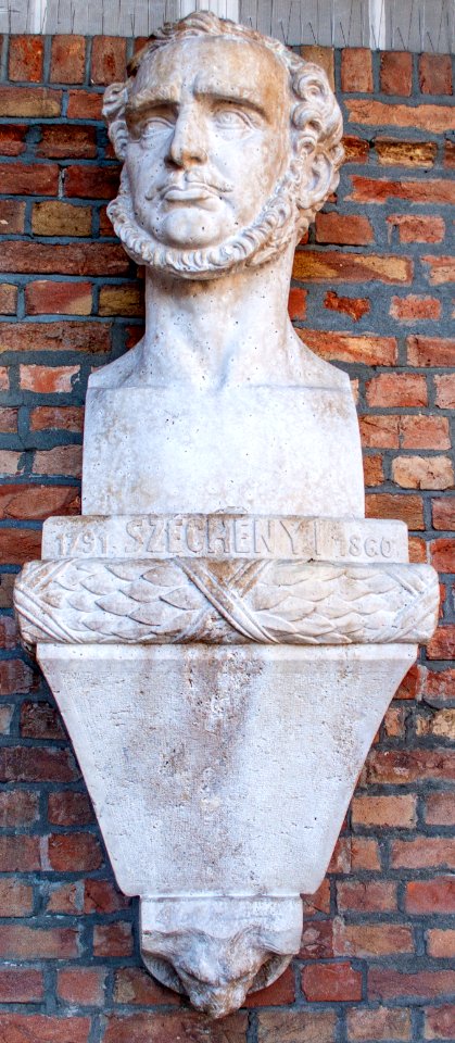Bust of István Széchenyi in the Szeged Pantheon