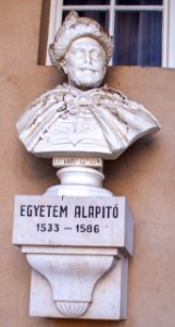 Bust of István Báthory in the Szeged Pantheon