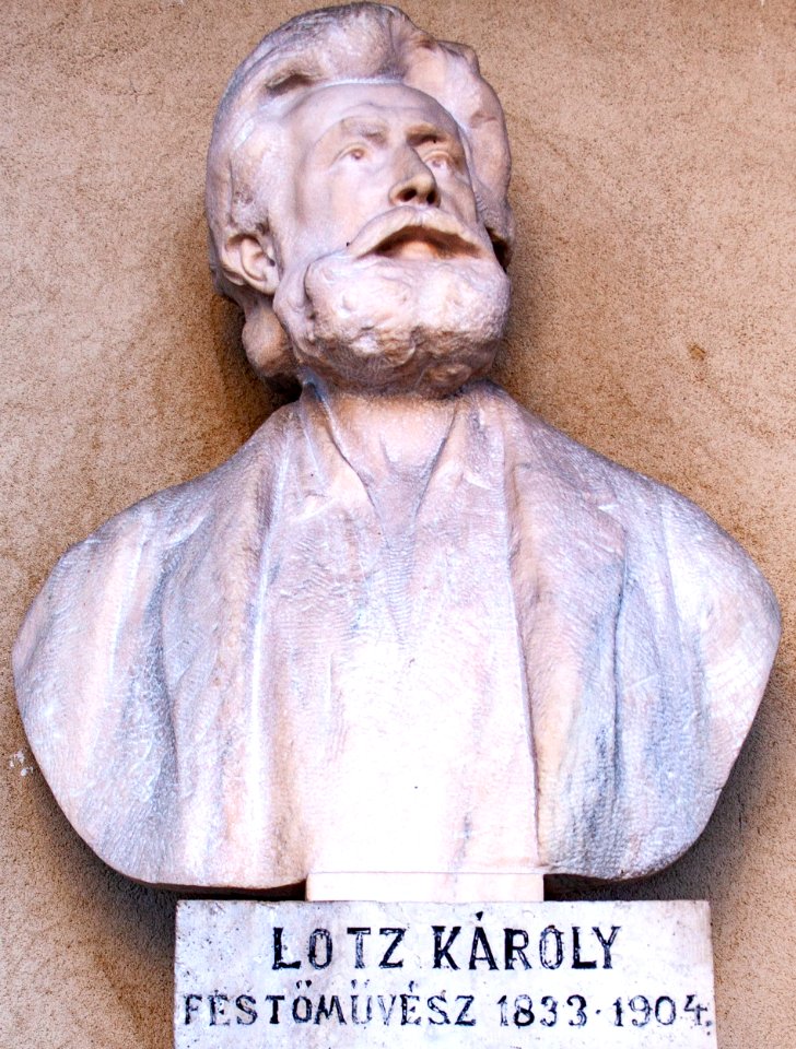 Bust of Károly Lotz in the Szeged Pantheon