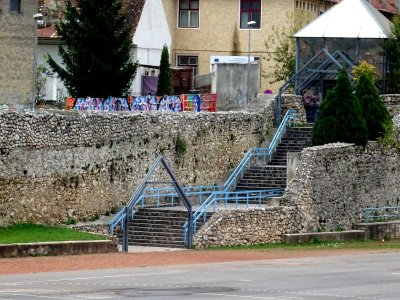 BV southwest wall near sports school
